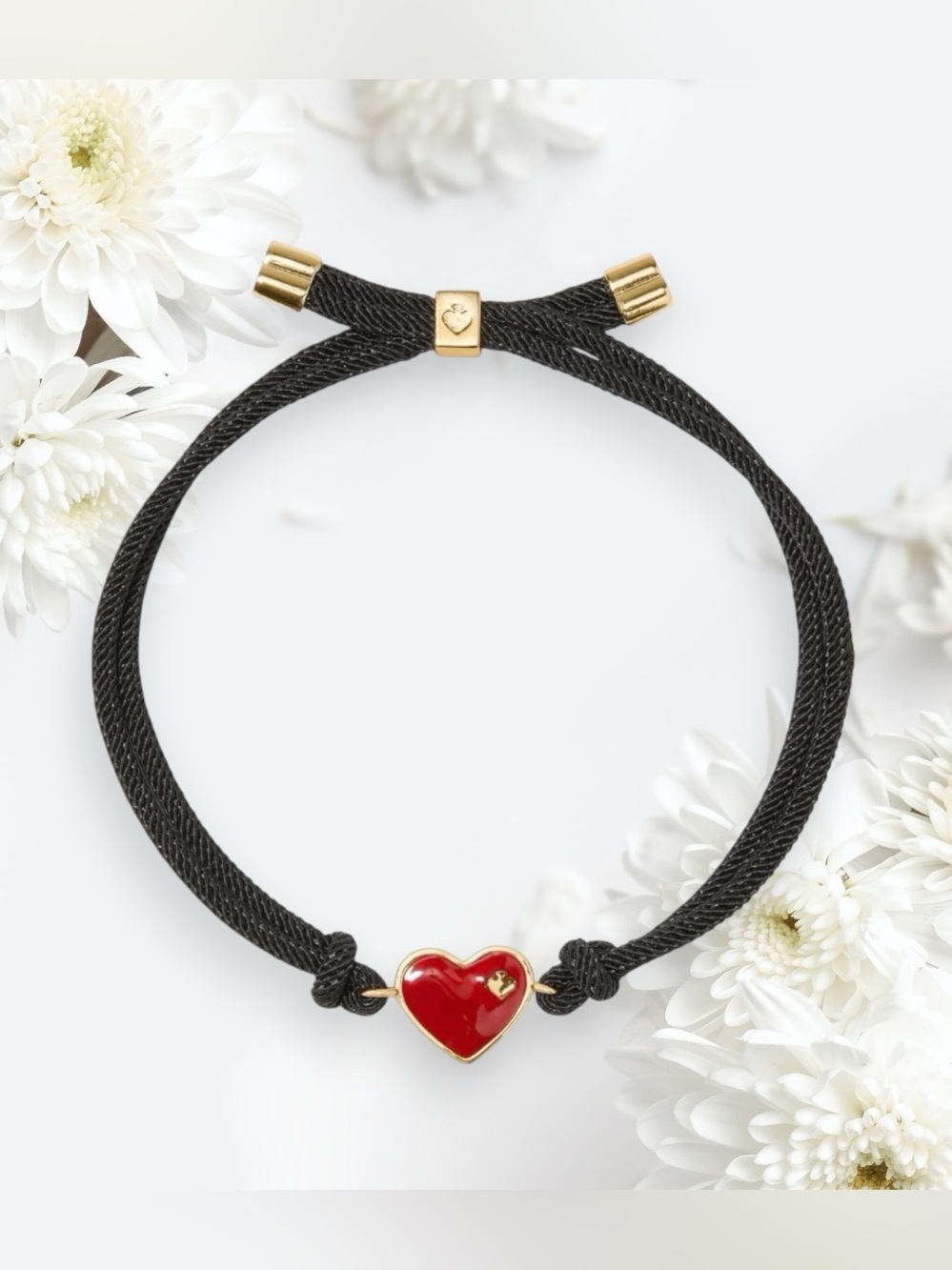NWT Kate Spade Cord Bracelet with Heart Charm - Picture 2 of 3